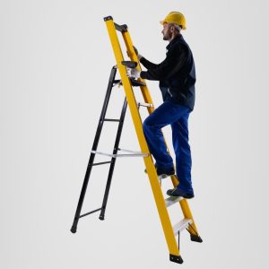 Escadote profissional em fibra de vidro - JORMAX