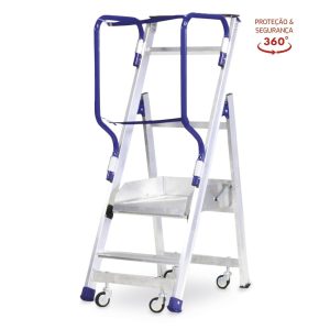 Plataforma individual de trabalho pequena em alumínio - JORMAX