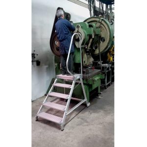 Plataforma de armazém 1 subida em alumínio - JORMAX