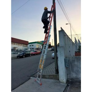 Escada transformável em fibra de vidro e alumínio - JORMAX