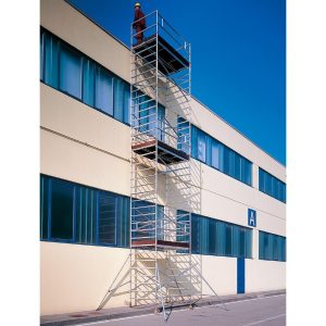 Andaime móvel profissional - 1.35m largura em alumínio - JORMAX